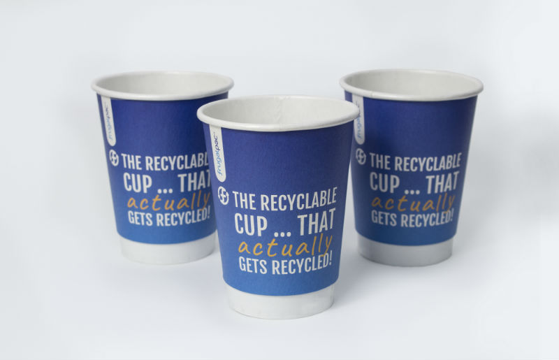 Frugalpac backs Scotland’s first paper coffee cup recycling initiative